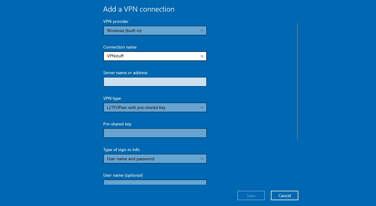 How to Use L2TP VPN on Windows