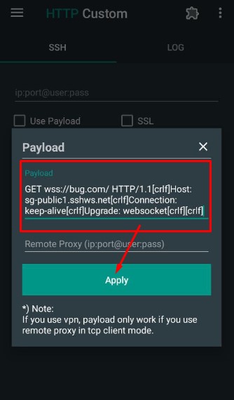 How to Use SSH WS on Android